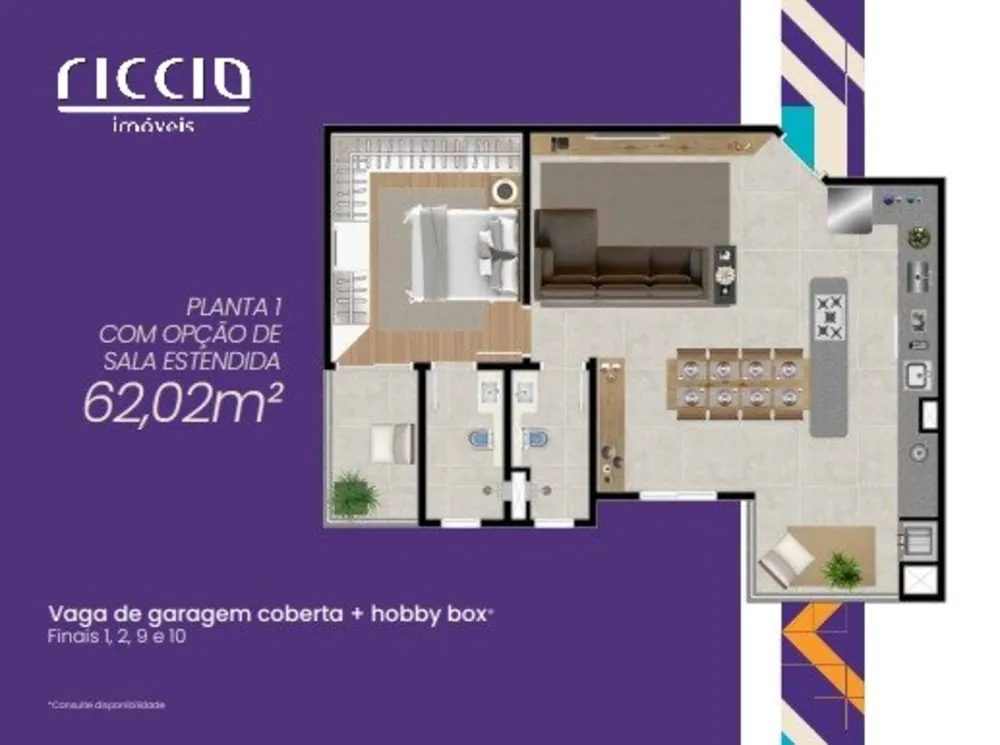 Apartamento, 2 quartos, 62 m² - Foto 8