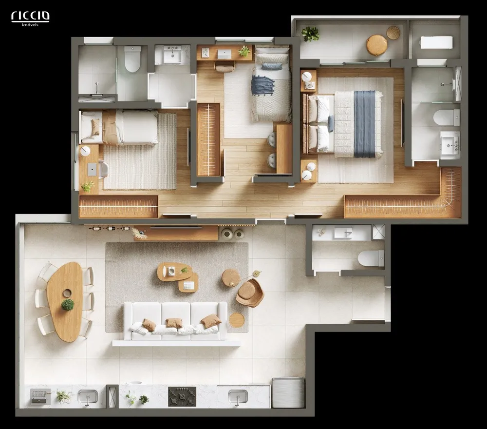 Apartamento, 3 quartos, 87 m² - Foto 5