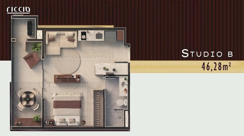Apartamento, 1 quarto, 47 m² - Foto 11