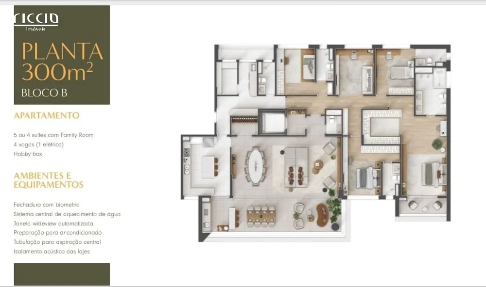 Apartamento, 5 quartos, 300 m² - Foto 6