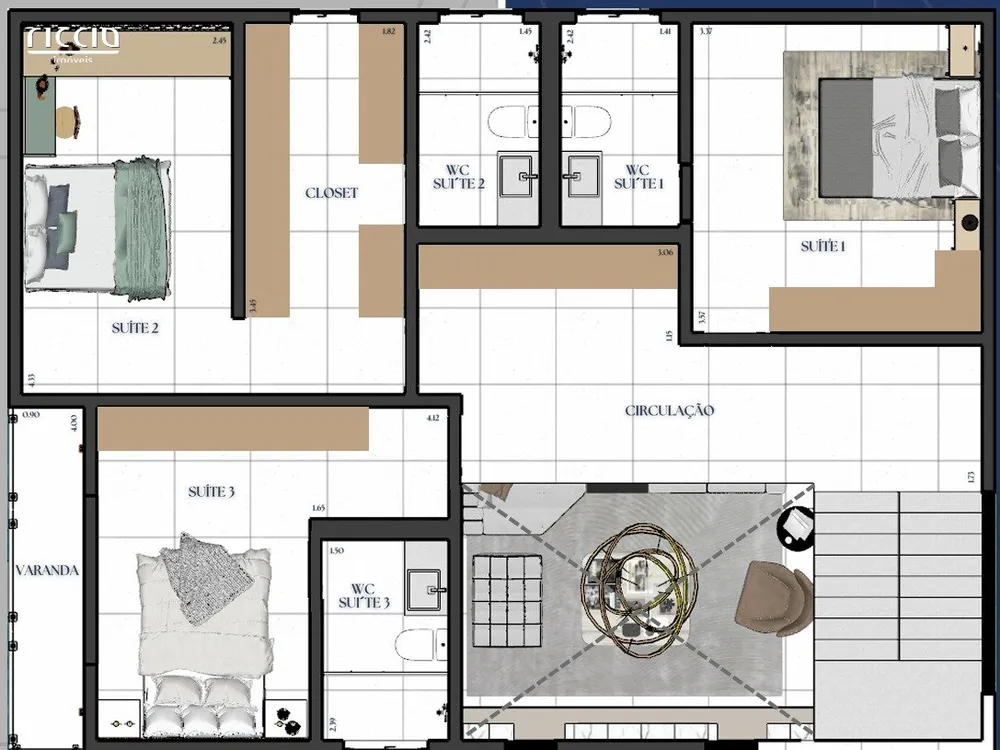 Casa de Condomínio, 4 quartos - Foto 3