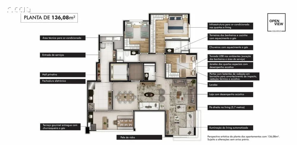 Apartamento, 3 quartos, 130 m² - Foto 7