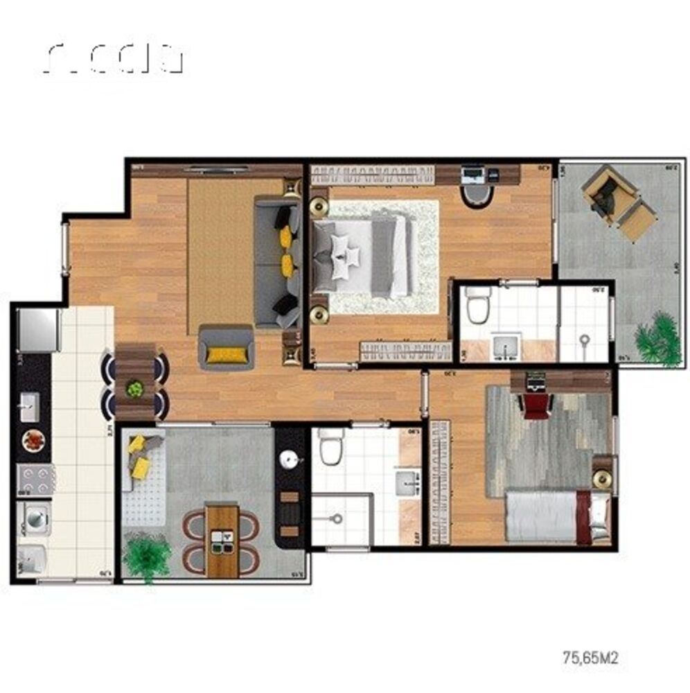 Apartamento, 2 quartos, 75 m² - Foto 15