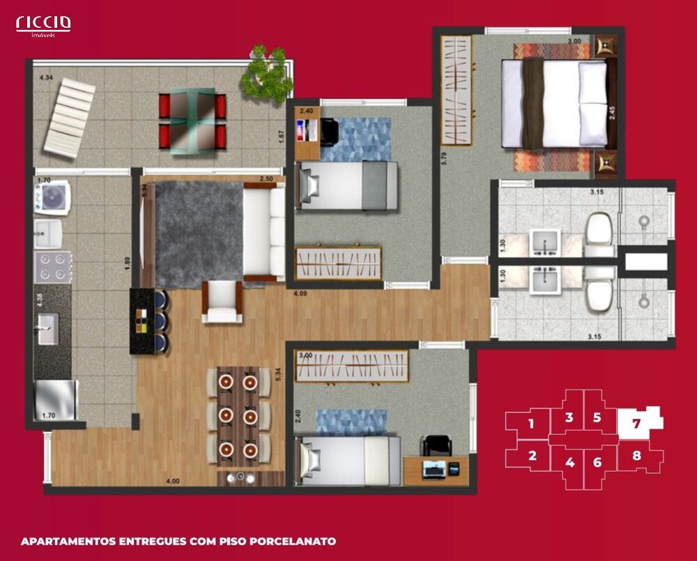 Apartamento, 2 quartos, 65 m² - Foto 19
