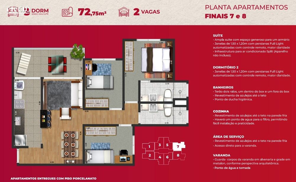 Apartamento, 2 quartos, 65 m² - Foto 14