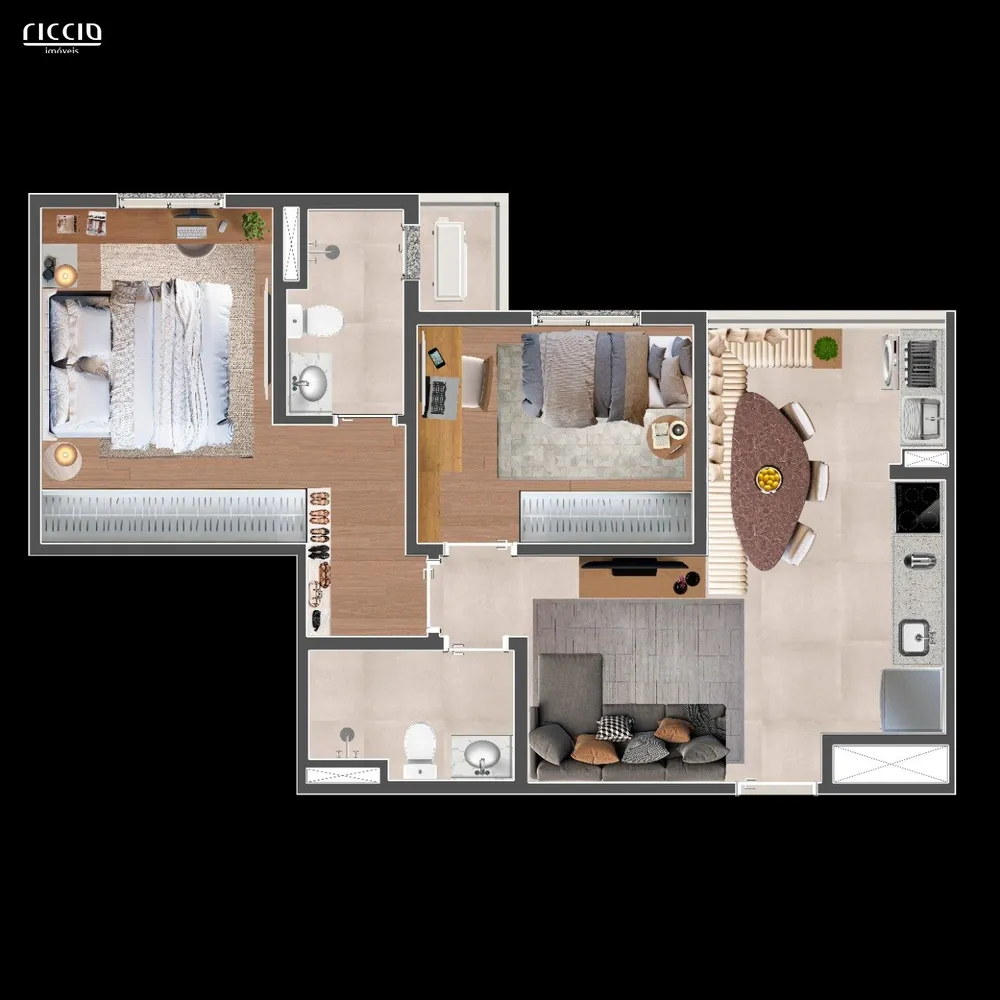 Apartamento, 2 quartos, 55 m² - Foto 10