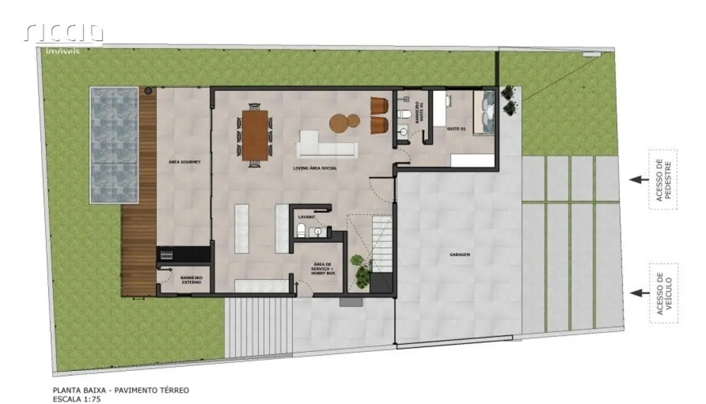 Casa de Condomínio, 4 quartos - Foto 3