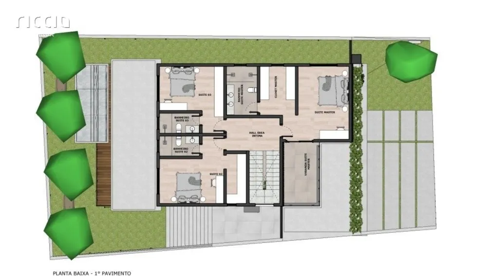 Casa de Condomínio, 4 quartos - Foto 2