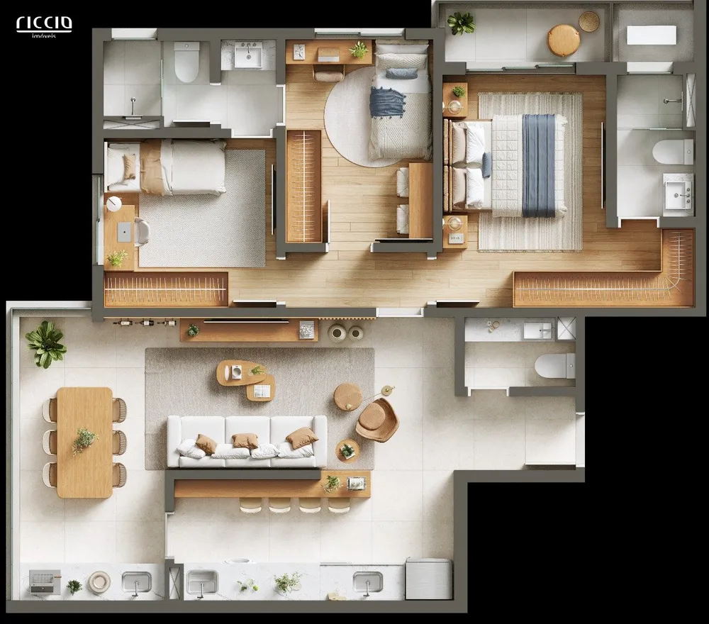 Apartamento, 3 quartos, 87 m² - Foto 5