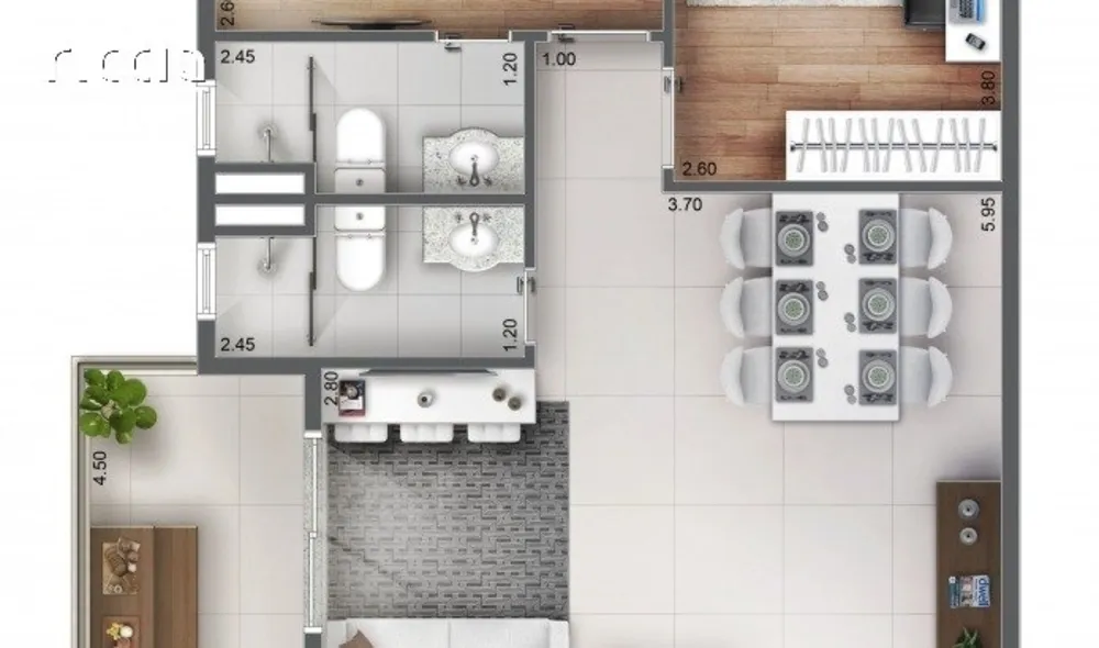 Apartamento, 2 quartos, 77 m² - Foto 8