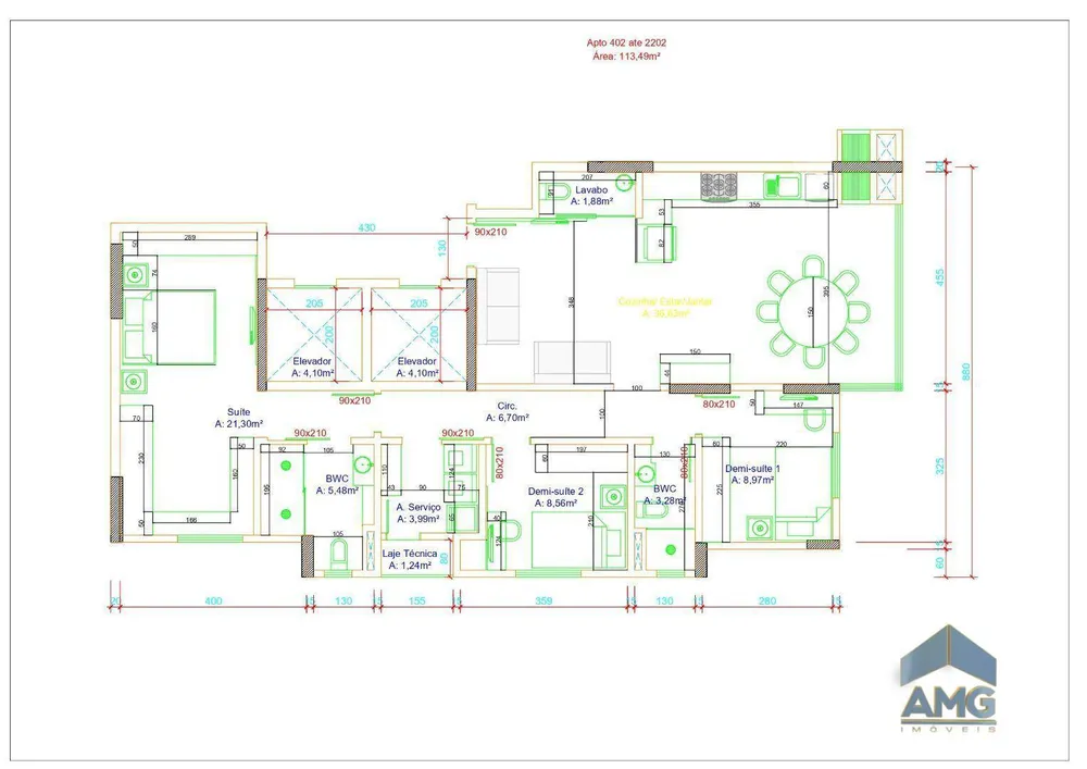 Apartamento, 3 quartos, 113 m² - Foto 12