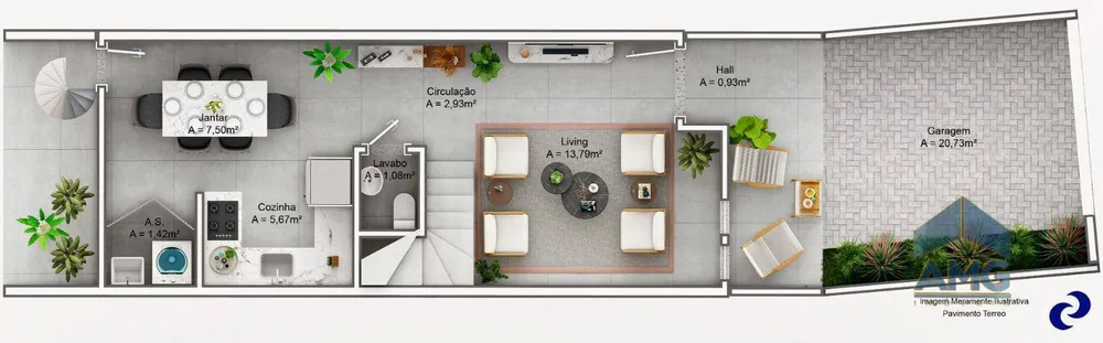 Casa, 2 quartos, 105 m² - Foto 2
