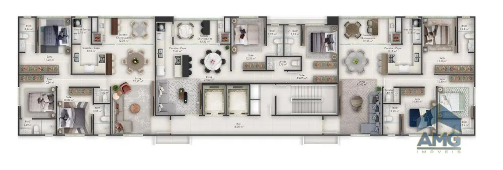 Apartamento, 2 quartos, 87 m² - Foto 10