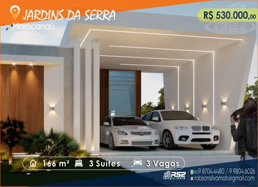 Casa de Condomínio, 3 quartos - Foto 1