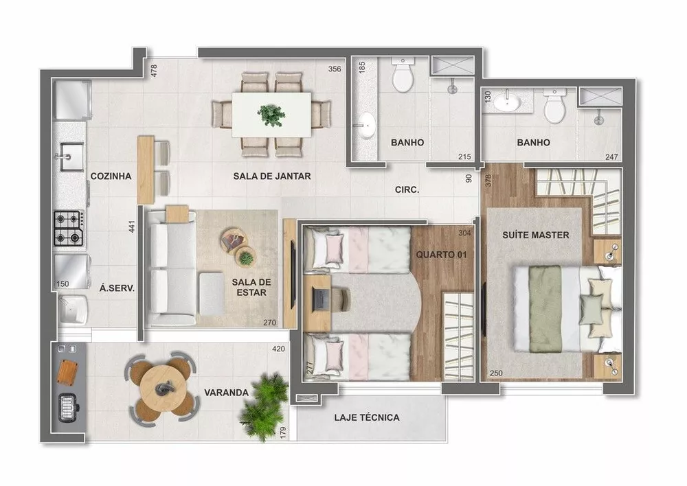 Cobertura, 3 quartos, 239 m² - Foto 77