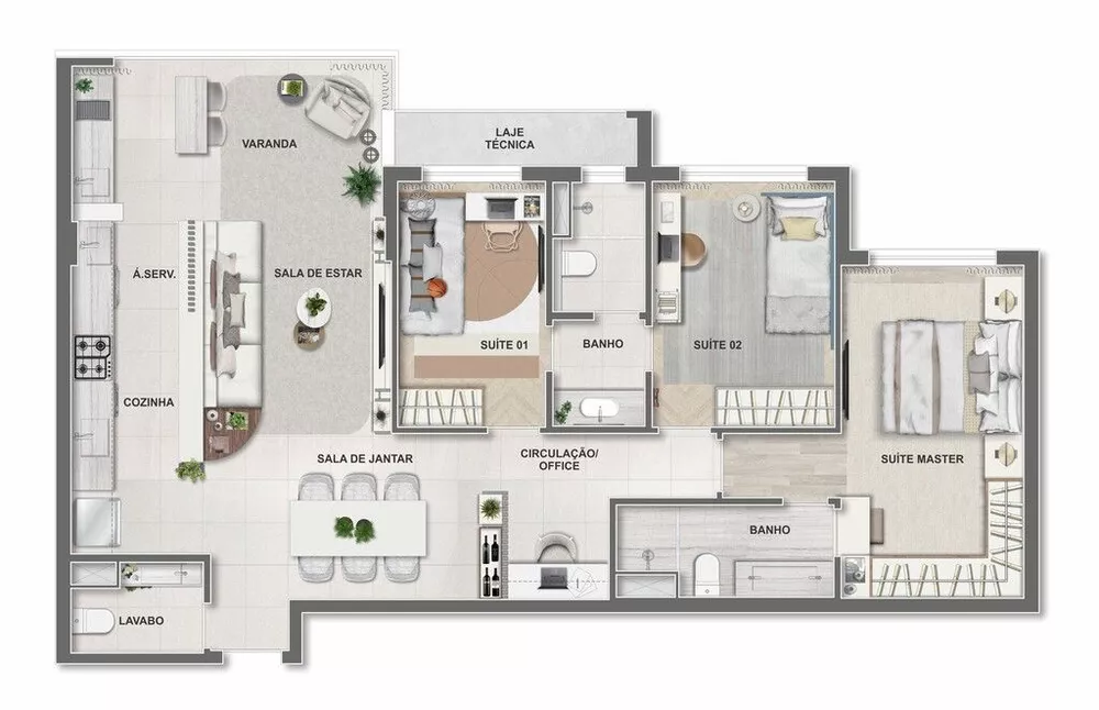 Cobertura, 3 quartos, 239 m² - Foto 84