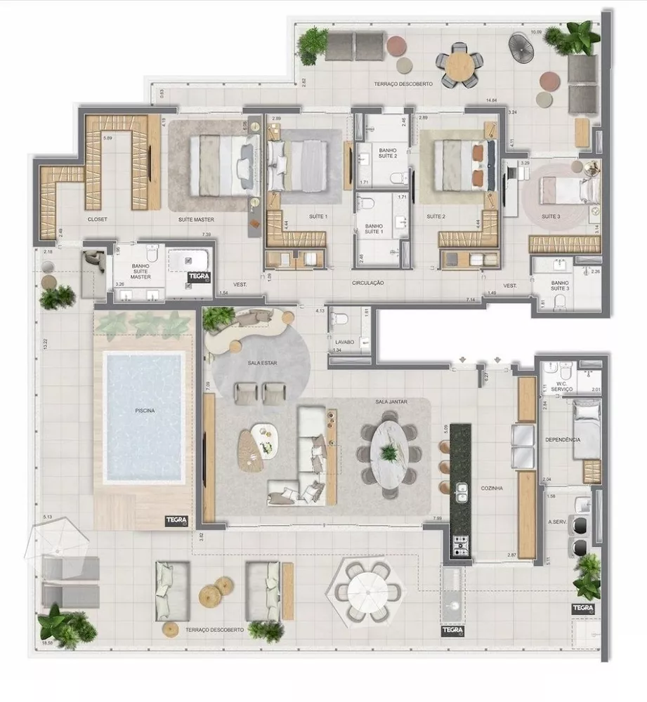 Apartamento, 4 quartos, 170 m² - Foto 19