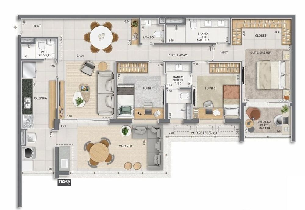 Apartamento, 4 quartos, 170 m² - Foto 8