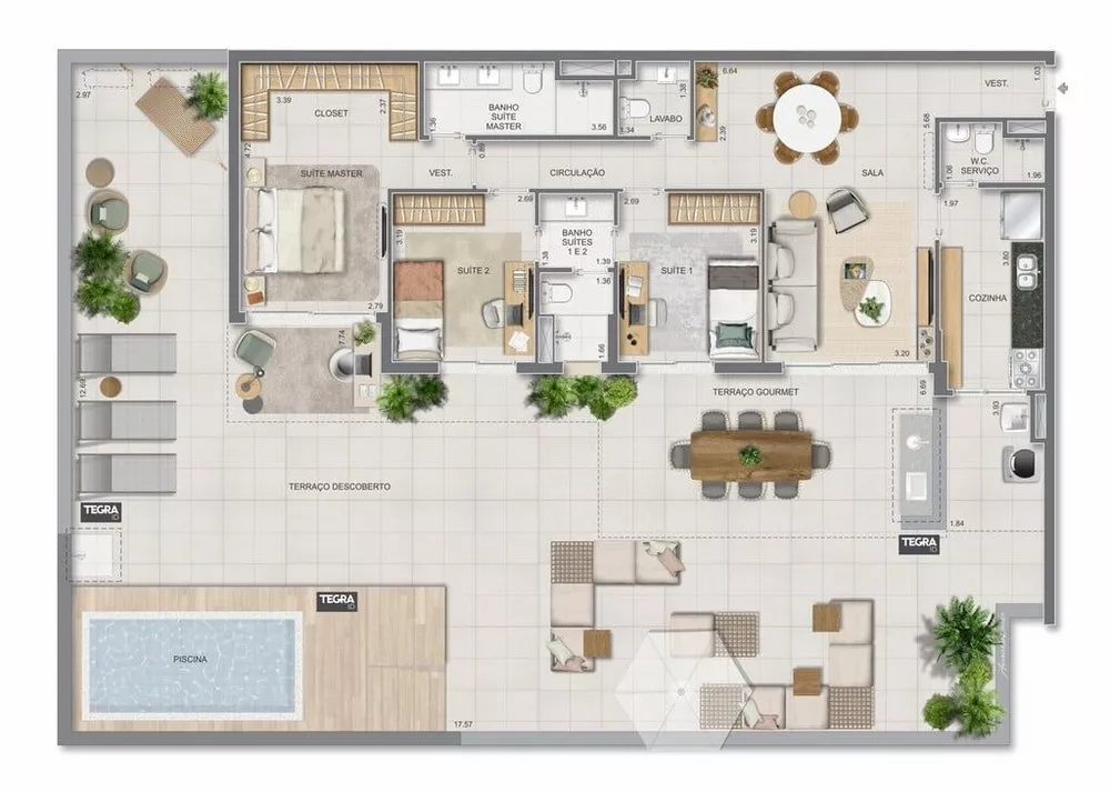 Apartamento, 4 quartos, 170 m² - Foto 9