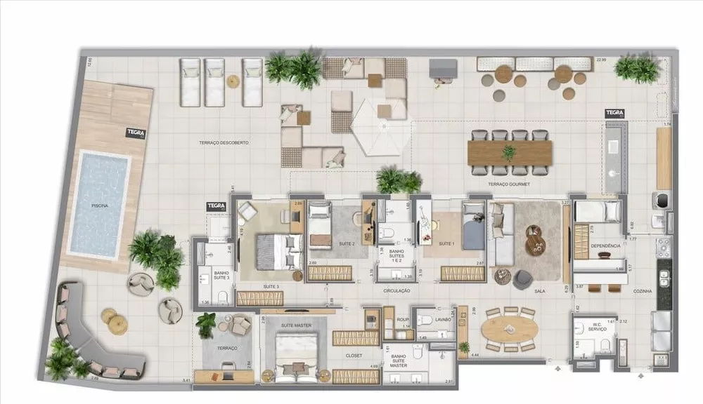 Apartamento, 4 quartos, 170 m² - Foto 103