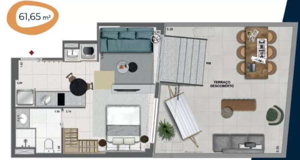 Kitnet-Studio, 31 m² - Foto 27