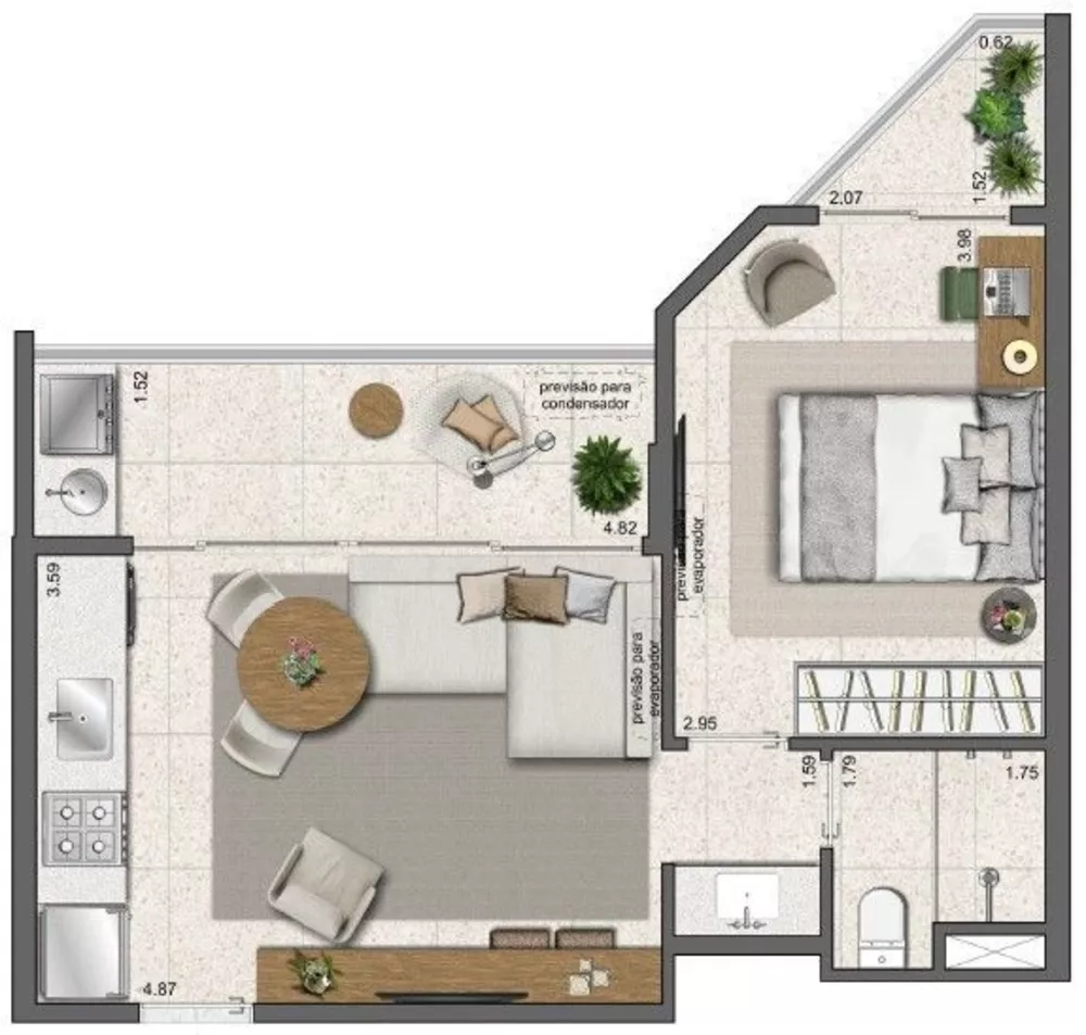 Kitnet-Studio, 28 m² - Foto 39