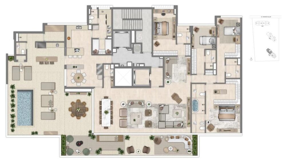 Cobertura, 4 quartos, 290 m² - Foto 47