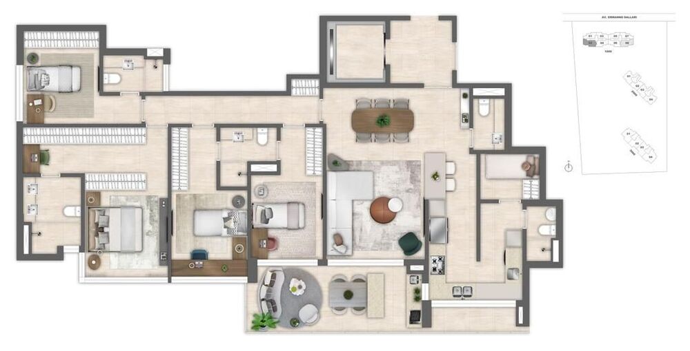 Cobertura, 4 quartos, 290 m² - Foto 70