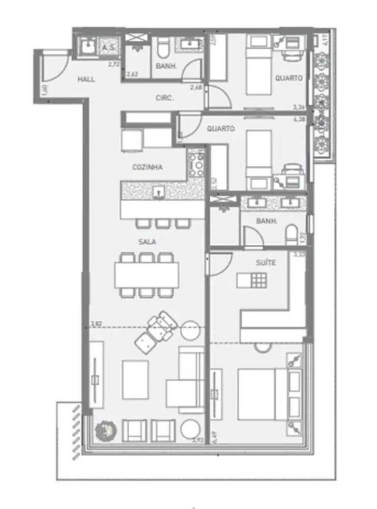 Cobertura, 3 quartos, 265 m² - Foto 6