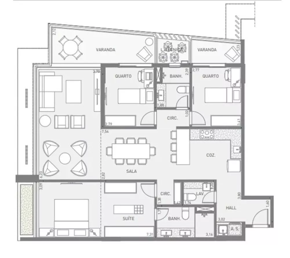 Cobertura, 3 quartos, 265 m² - Foto 7