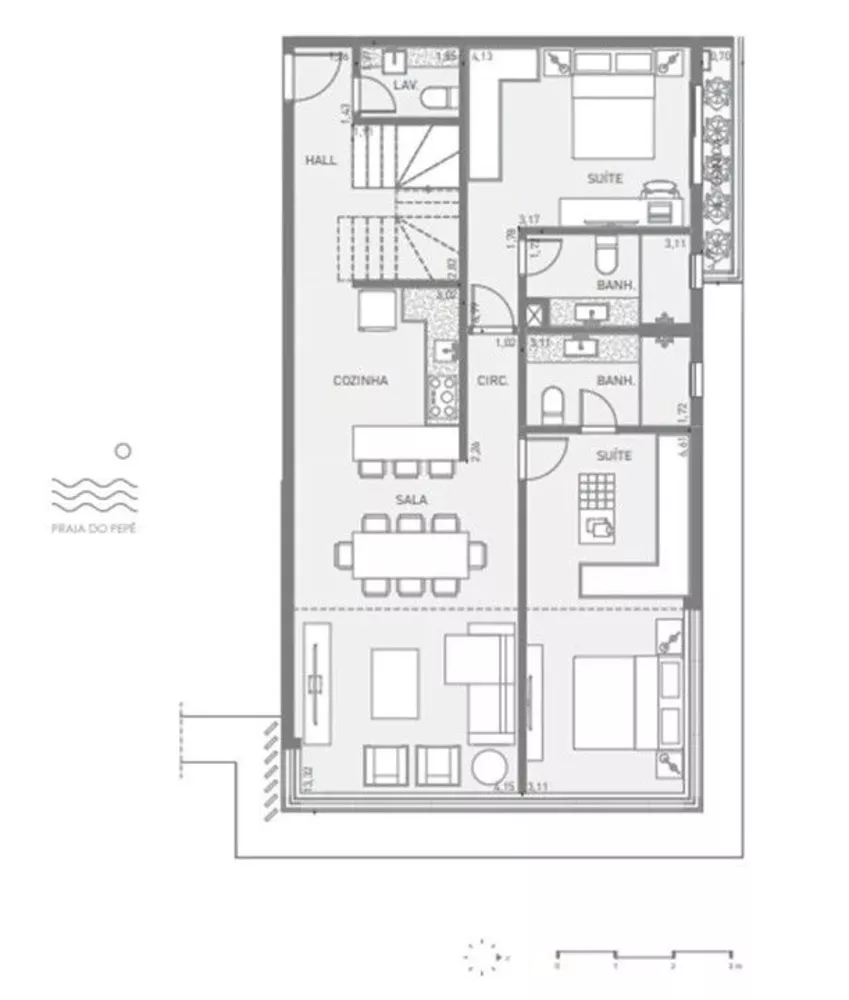 Cobertura, 3 quartos, 265 m² - Foto 9