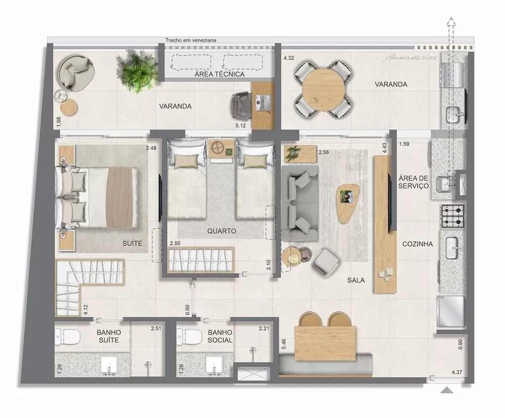 Apartamento, 3 quartos, 104 m² - Foto 24