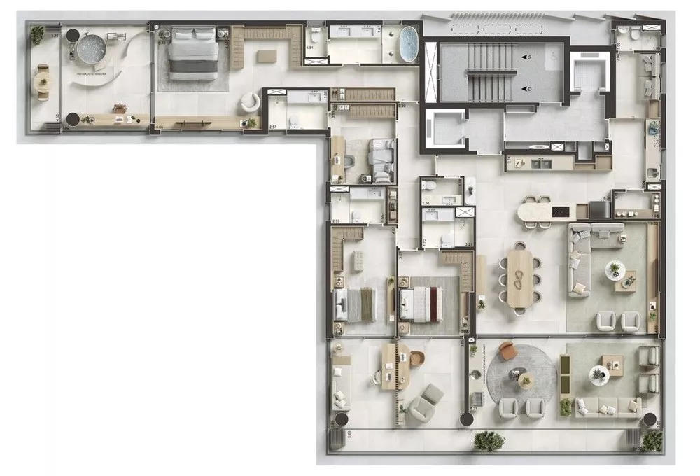 Apartamento, 4 quartos, 303 m² - Foto 21