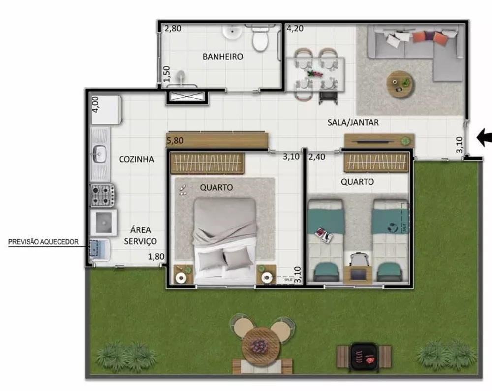 Apartamento, 2 quartos, 81 m² - Foto 18