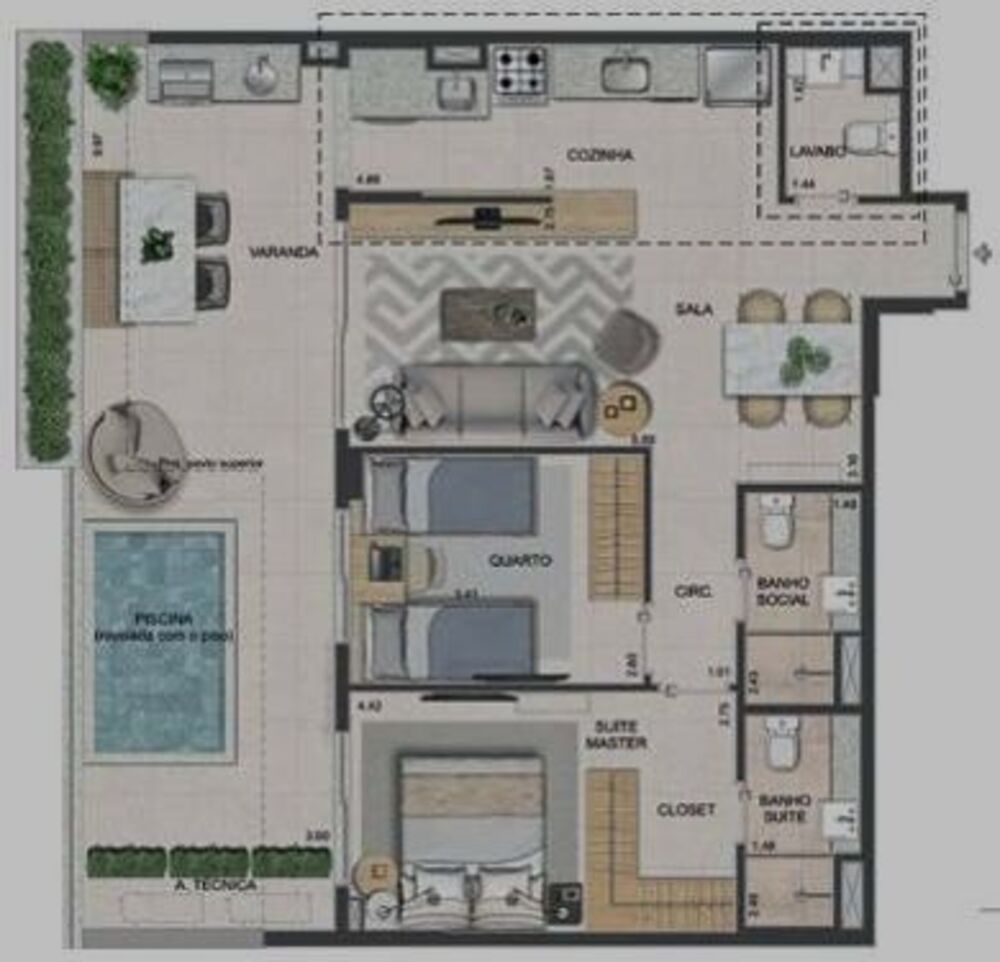 Apartamento, 3 quartos, 97 m² - Foto 19