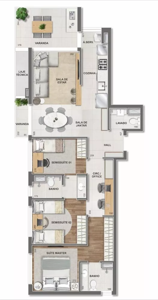 Cobertura, 3 quartos, 249 m² - Foto 80