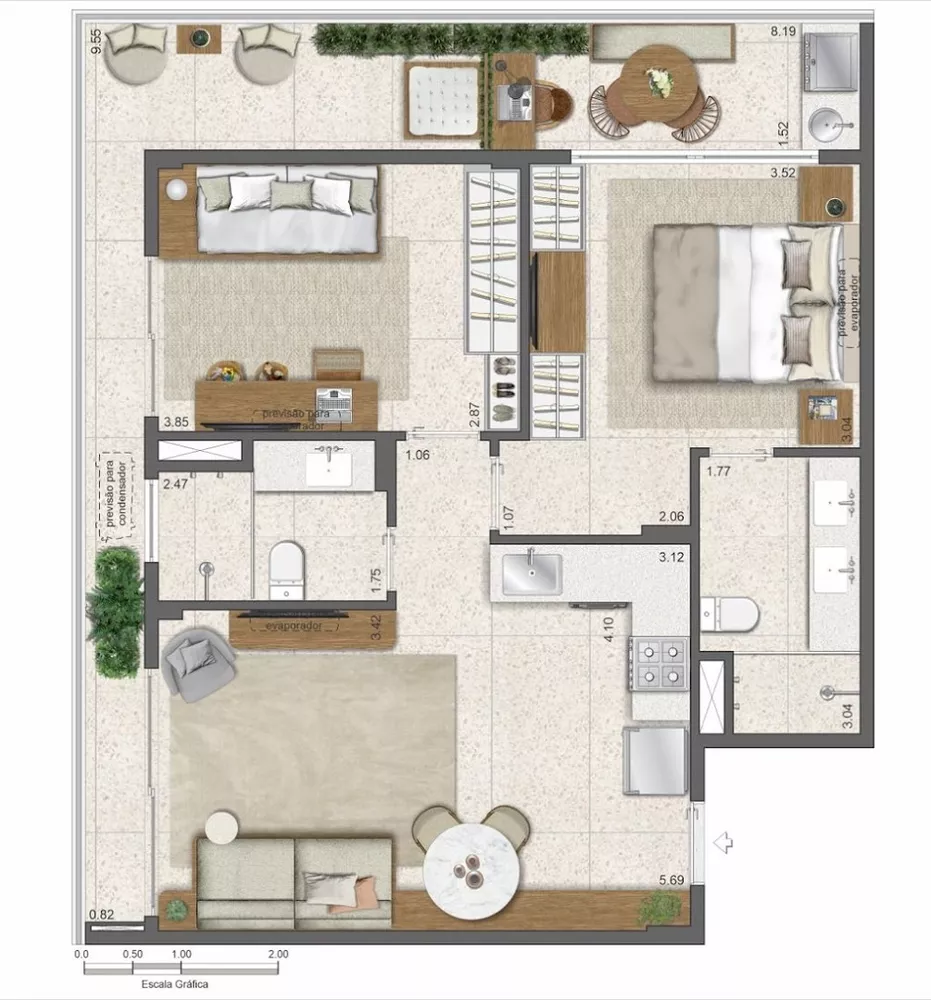 Kitnet-Studio, 27 m² - Foto 25