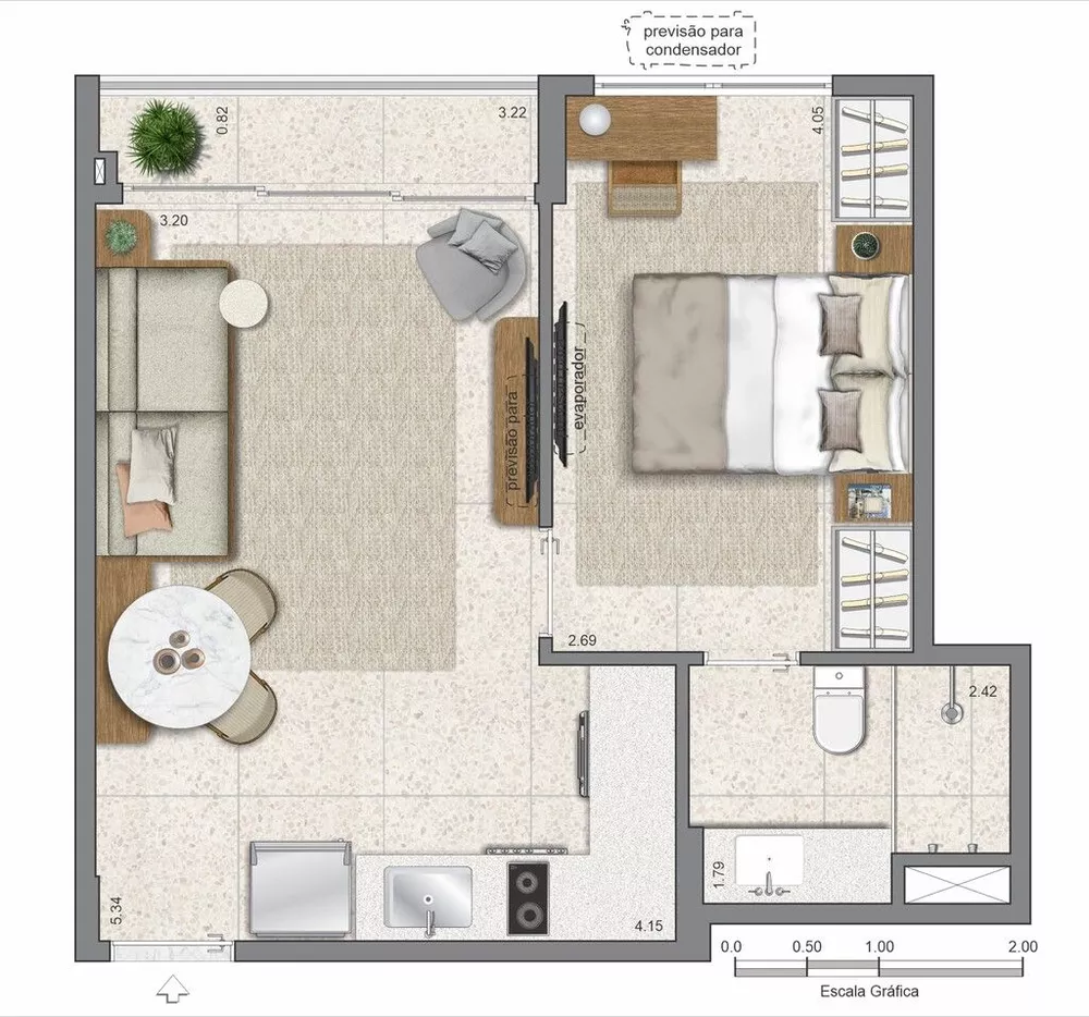 Kitnet-Studio, 27 m² - Foto 22