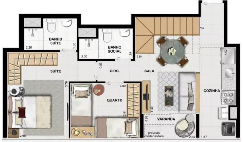 Apartamento, 3 quartos, 60 m² - Foto 11