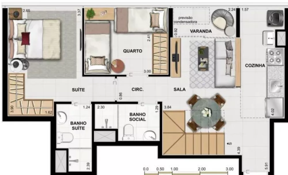 Apartamento, 3 quartos, 60 m² - Foto 14