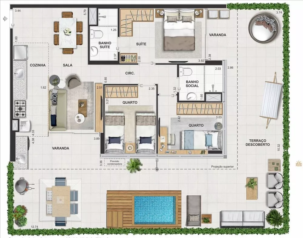 Apartamento, 2 quartos, 159 m² - Foto 34
