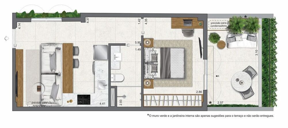 Apartamento à venda com 1 quarto, 52m² - Foto 14