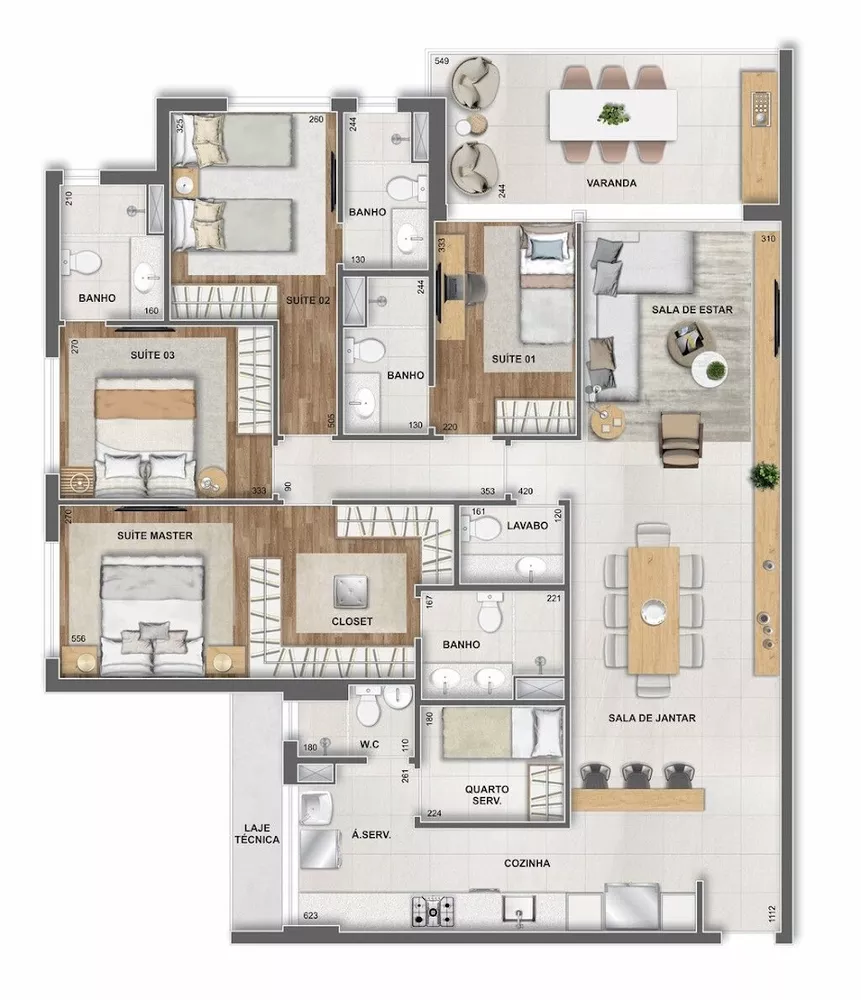Apartamento, 4 quartos, 131 m² - Foto 72