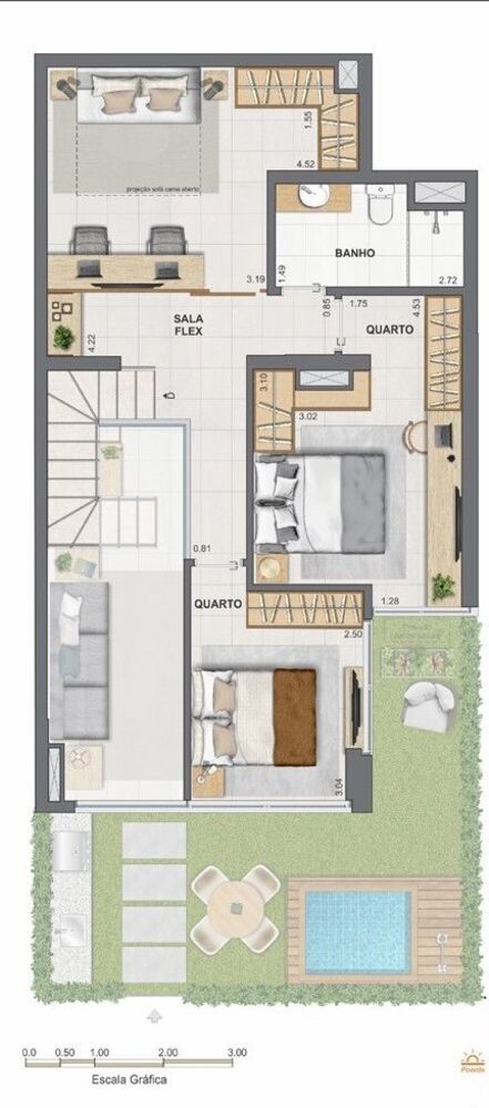 Apartamento, 2 quartos, 119 m² - Foto 43