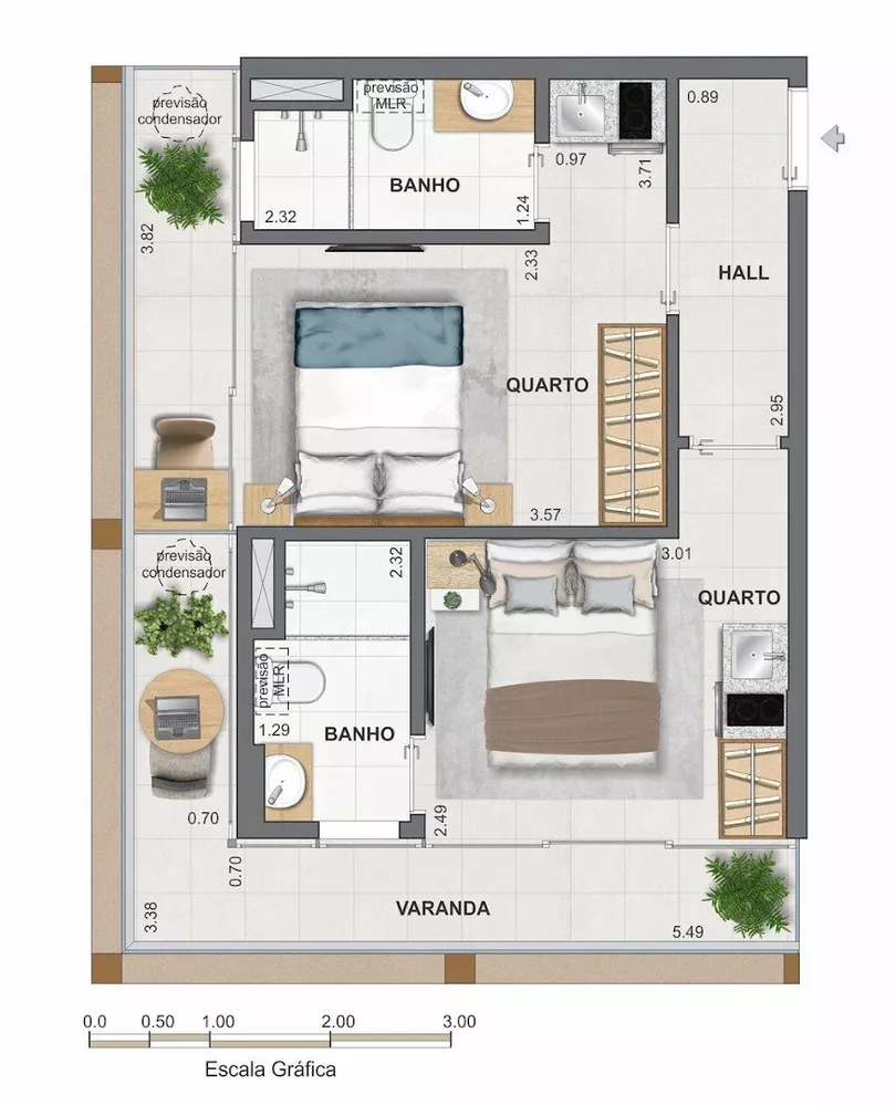 Apartamento, 2 quartos, 119 m² - Foto 33