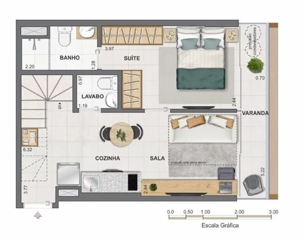 Apartamento, 2 quartos, 119 m² - Foto 50