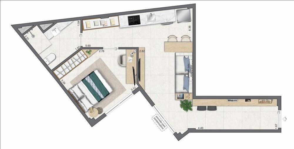 Apartamento, 1 quarto, 37 m² - Foto 27