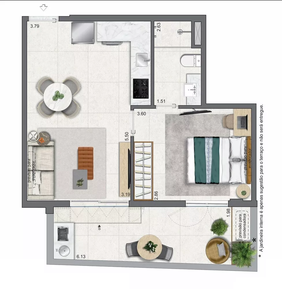 Apartamento, 1 quarto, 37 m² - Foto 15