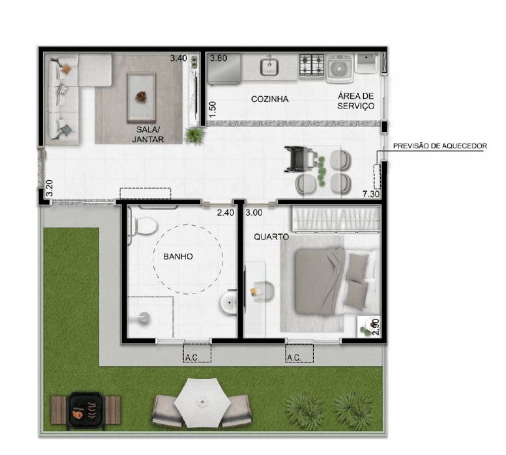 Apartamento, 2 quartos, 42 m² - Foto 11