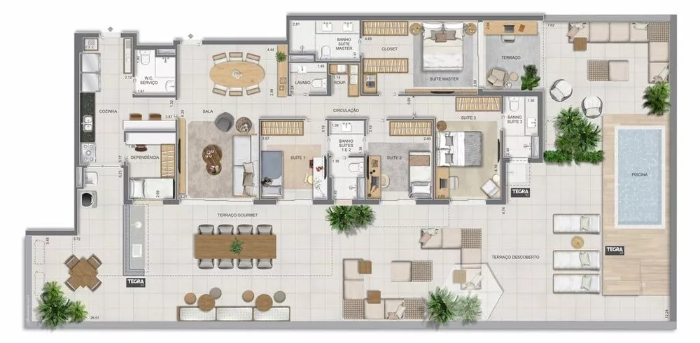 Apartamento, 3 quartos, 123 m² - Foto 50
